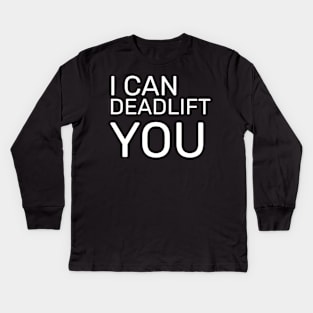 Rise from the Ashes: The Deadlift Legacy Kids Long Sleeve T-Shirt